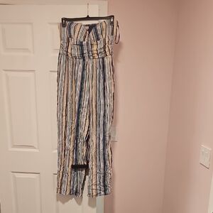 Band of Gypsies Multicolor Striped Jumpsuit